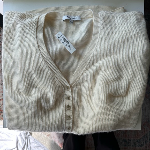 NWT Madewell Asherton waffle knit Henley - Picture 3 of 6